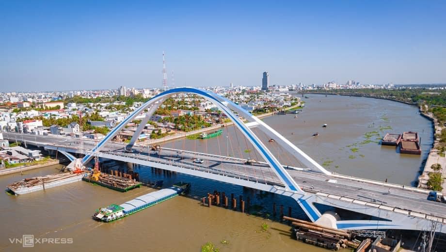 Cầu Trần Hoàng Na chính thức thông xe
